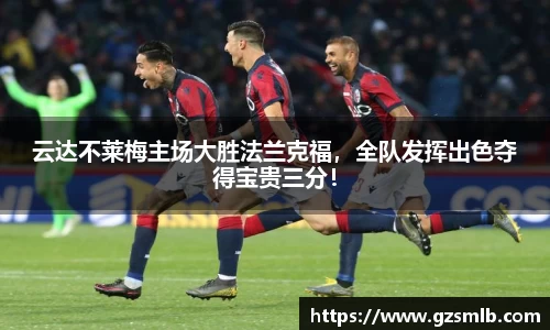 云达不莱梅主场大胜法兰克福，全队发挥出色夺得宝贵三分！